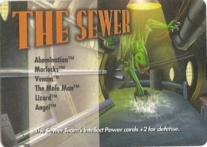 Marvel OVERPOWER LOCATION THE SEWER - Classic - Morlocks Angel Venom Lizard - Picture 1 of 1