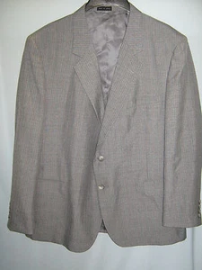 Anzugjacke Herren grau Nadelstreifen Woodmere 44 S Poly-Wollmischung gefüttert #CL126 - Bild 1 von 6