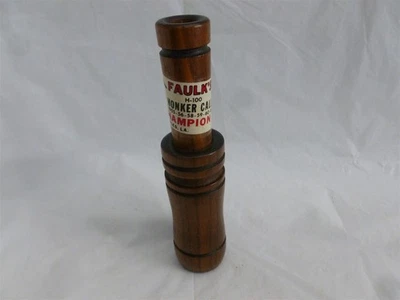 Vintage 5-1/4 Inch Wood Faulk’s H-100 Honker Call  Lot N-367 - Image 1 of 4