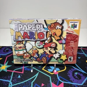 [FACTORY SEALED] Paper Mario - Nintendo 64 (2001) - w/ Box Protector - Picture 1 of 10