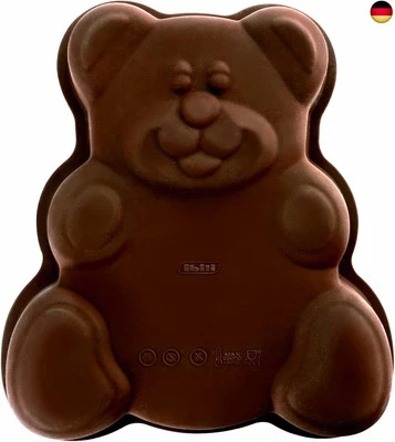 IBILI 871600 Backform Teddybär, Silikon, braun, 24 x 24 x 5.5 cm - Bild 1 von 4