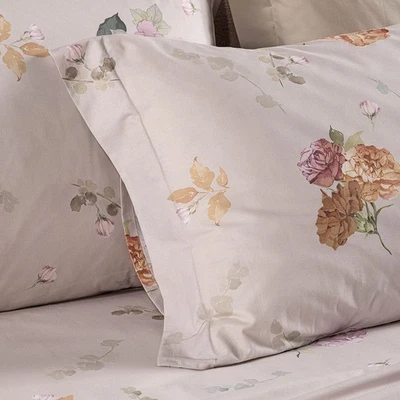 Completo Lenzuola In Cotone Ikebana Matrimoniale Unica Caleffi Camera da Letto - Immagine 1 di 4