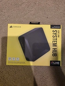 Hub système CORSAIR iCUE Link - Connectez jusqu'à 14 appareils CORSAIR iCUE Link noir - Photo 1/2