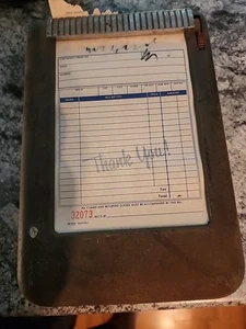 De colección Moore Portátil Recibo de Efectivo Fabricante de Facturas Registro Metal Pesado - Imagen 1 de 6