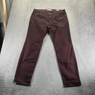 Pantalón chino recto clásico Brax Feel Good Chuck moderno para hombre 38x32 rojo algodón Foto 1 de 4
