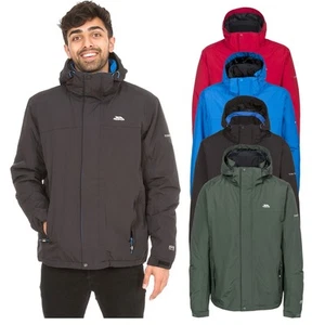Trespass Mens Waterproof Jacket with Hood Taped Seams XXS -XXXL Donelly - Picture 1 of 15