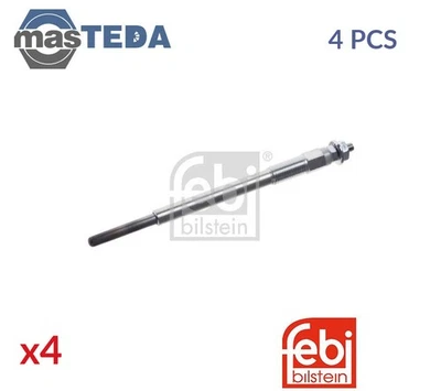 176184 ENGINE GLOW PLUGS FEBI BILSTEIN 4PCS FOR PEUGEOT 307,206,206 SW,307 SW - Image 1 of 4