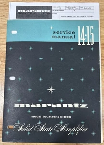 Marantz 14:15 Service Manual - KEINE KOPIE - Service Bulletins Kopien - Bild 1 von 3