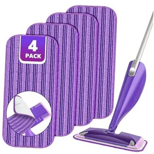 Reusable Mop Pads Compatible with Swiffer Wet Jet, Wet Jet Pads Refills for - Picture 1 of 6