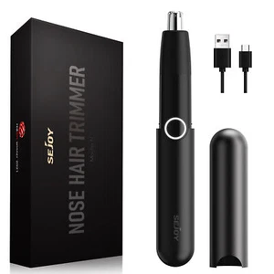 SEJOY Electric Nose Hair Trimmer IPX7 Waterproof Ear Eyebrow Unisex