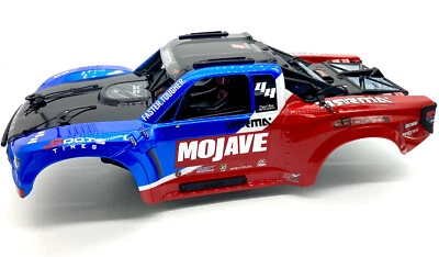 Arrma Mojave 4s 4x4 - Body Shell BLUE/RED w/interior, cage and clips ARA4404 - Image 1 of 4