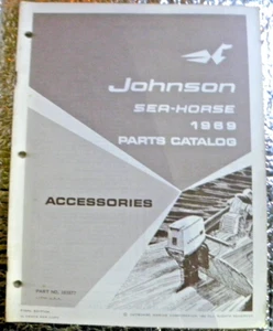Factory 1969 Johnson Sea-Horse Outboard Parts Catalog Accessories - Bild 1 von 4