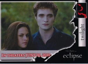 Twilight Eclipse 2010 juego de 10 tarjetas promocionales #9 - Imagen 1 de 1