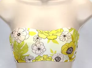 Seafolly Australia Summer Of Love Bustier Bandeau Wild Lime Size 6 USA Swim Top - Picture 1 of 3