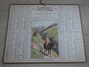 CALENDRIER ALMANACH PTT Postes et Télégraphes 1928 (Editeur ??) MEUSE - Picture 1 of 2
