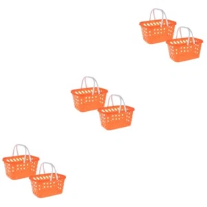 6 Pcs Kids Basket Shopping Basket Kids Shopping Baskets Handles Grocery Baskets - Picture 1 of 12