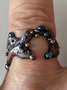 Titanium Ring - The Language of Water - brand new - Picture 1 of 9