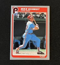 1985 Fleer Mike Schmidt #265 Baseball Card Sharp Philadelphia Phillies