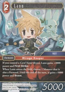 FINAL FANTASY TCG 1 X LANN 10-017R - RARO SIN LÁMINA - FUEGO - Imagen 1 de 1