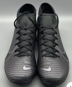 Nike Mercurial Superfly 7 Club FG/MG Black Soccer Cleats AT7949-010 Mens 7.5 - Picture 1 of 5