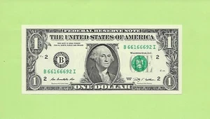 2009 ..UNCIRC $1  B 6616 6692 I .... 2009  $1  B-I    POKER   5-6's - Picture 1 of 2