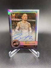 Max Holloway Auto /99 UFC Topps Museum 2019 Autograph On Card