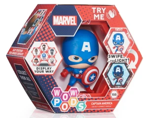 Avengers Collection - Captain America | Superhero Light-Up Bobble-Head Figure... - Picture 1 of 3