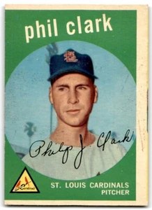 1959 TOPPS PHIL CLARK ST. LOUIS CARDINALS #454 - Picture 1 of 2