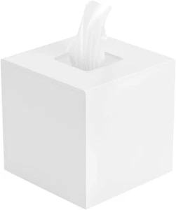FEMELI Tissue Box Cover,Square Acrylic Tissues Paper Holder for Bathroom Bedroom - Picture 1 of 7