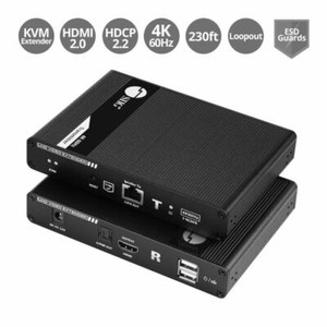 SIIG HDMI Over Ethernet 4K USB & KVM Extender (CE-H26Y11-S1)