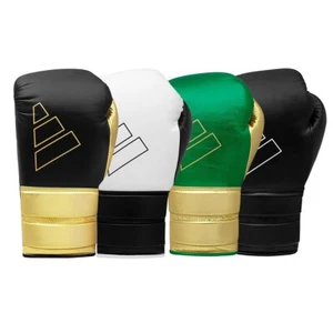 Adidas Hybrid 500 Boxing Gloves Lace Up Sparring Gloves Training Gloves 12 14 16 - Picture 1 of 18