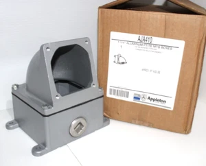 ⭐NEW IN BOX⭐ APPLETON AJA410 100-Amp 60-Amp Pin&Sleeve Back Box 60/100A 1-1/4" - Picture 1 of 13