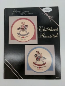 Vintage 1983 Childhood Revisited Counted Cross Stitch Booklet Leaflet Patterns - Picture 1 of 5