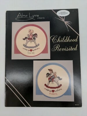 Vintage 1983 Childhood Revisited Counted Cross Stitch Booklet Leaflet Patterns - Image 1 of 4