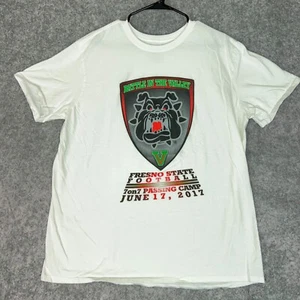 Fresno State Bulldogs Mens Shirt Extra Large Nike White NCAA Football College - Picture 1 of 8