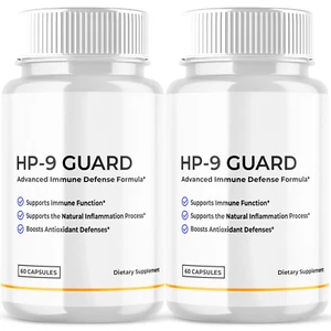 (2 Pack) HP9 Guard Wellness Support Pills Advanced Formula Balance Support 120 C - Picture 1 of 12