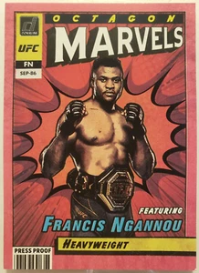 2022 DONRUSS UFC #16 FRANCIS NGANNOU OCTAGON MARVELS - PINK PRESS PROOF - Picture 1 of 3
