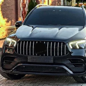 FOR 2019+ MERCEDES GLE W167 C167 V167 FRONT PANAMERICANA GT GRILLE GRILL CHROME - Picture 1 of 20
