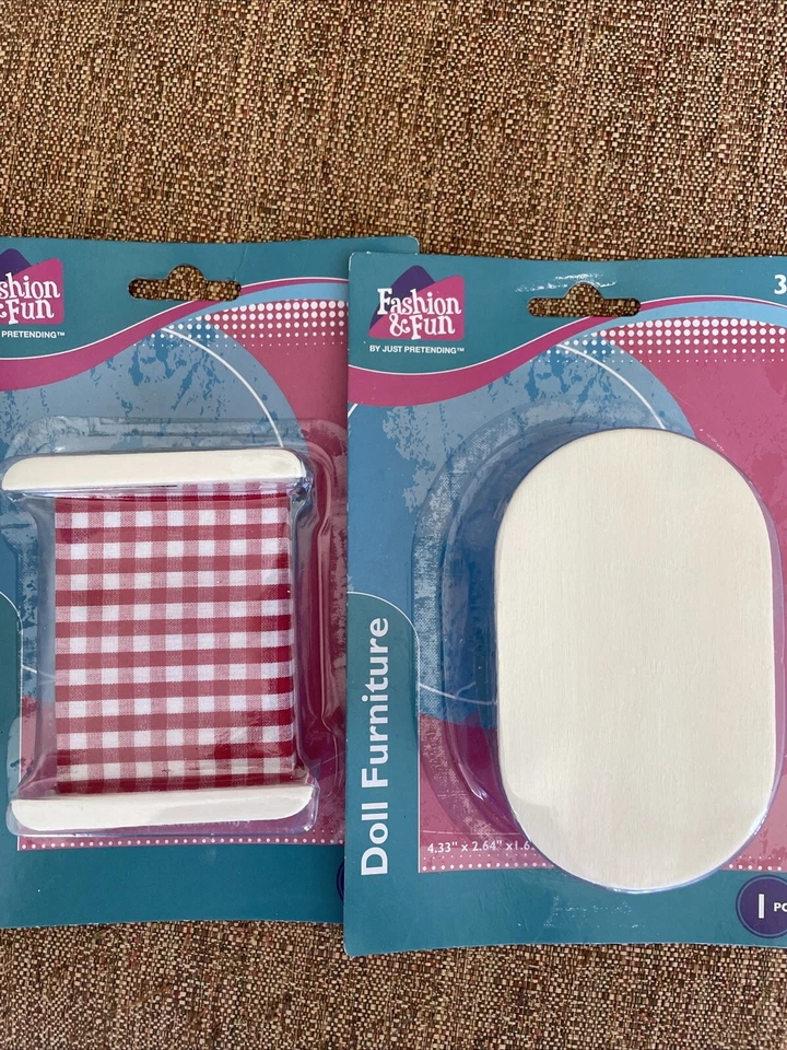 fashion & fun doll Dream Children's Doll Furniture, bed 3 In Doll and table - Image 1 of 4