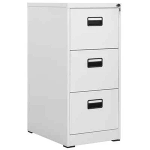 Aktenschrank Hellgrau 46x62x102,5cm Stahl Büroschrank Stahlschrank vidaXL - Bild 1 von 11