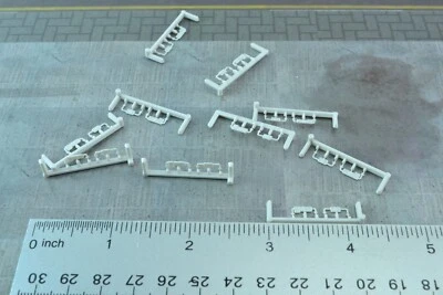 Herpa 10X Cab Mirrors sets WHITE for Tractor Trailer - Trucks HO 1:87 (HO707) - Image 1 of 3