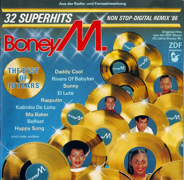 Boney M. ‎– The Best Of 10 Years / Hansa ‎Records CD 1986  - Bild 1 von 1
