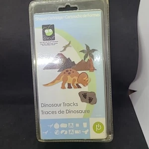 CRICUT CARTRIDGE DINOSAUR TRACKS BRAND NEW SEALED - Picture 1 of 2