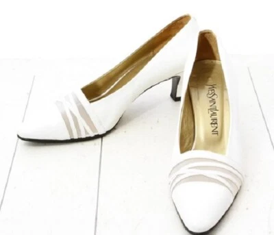 Yves Saint Laurent Block Pumps - Image 1 of 4