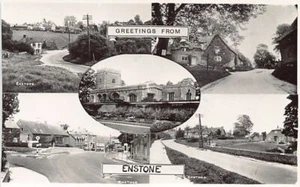 England - ENSTONE - Grüße aus - ECHTFOTO - Bild 1 von 2