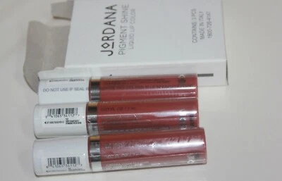  Nuevo JORDANA Pigmento Brillo Líquido Color de Labios #12 Don't Sugar Coat LOTE DE 3  Foto 1 de 2