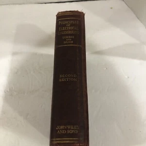 Principles of Electrical Engineering by Timbie & Bush 1930 Second Edition - Picture 1 of 6