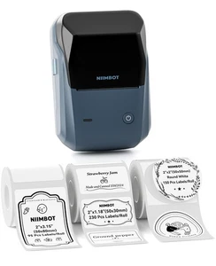 B1 Label Maker Machine with Tape, Label Printer with 3 Rolls Stickers, 50x30m... - Picture 1 of 9