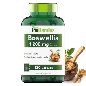 Boswellia Serrata Herbal Extract Capsules | 1200 MG/Capsule (120 Capsules) | ... - Picture 1 of 9