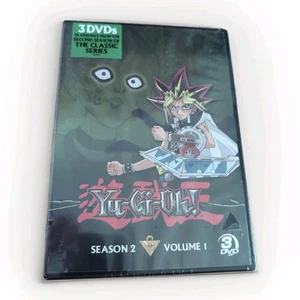 Yu-Gi-Oh: Season 2 Vol 1 (DVD 3-Disc) Episode 1-24 Anime TCG Show Classic Sealed - Imagen 1 de 2